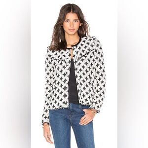 IRO Chic Black and White Jacket - Size FR 36/US 2